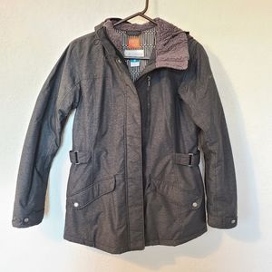 Columbia Gray Thermal Coil Winter Jacket